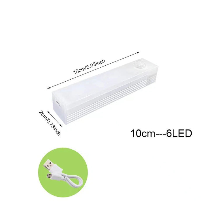 Lisslune | Wireless LED Night Light | Motion-Sensing, Energy-Efficient & Ideal for Kitchens, Bedrooms, Hallways & Closets