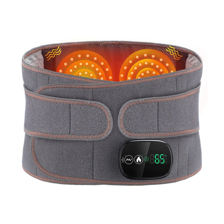 Lisslune | Heated Lower Back Support - Adjustable Heat Therapy for Pain Relief