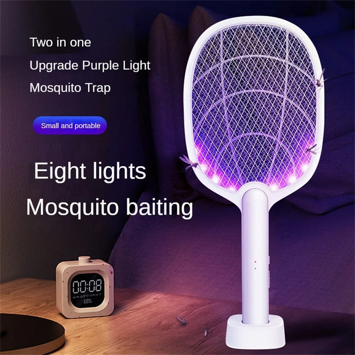 Lisslune | Rechargeable 2-in-1 Electric Fly Swatter and Insect Exterminator – 2500V Without Chemicals