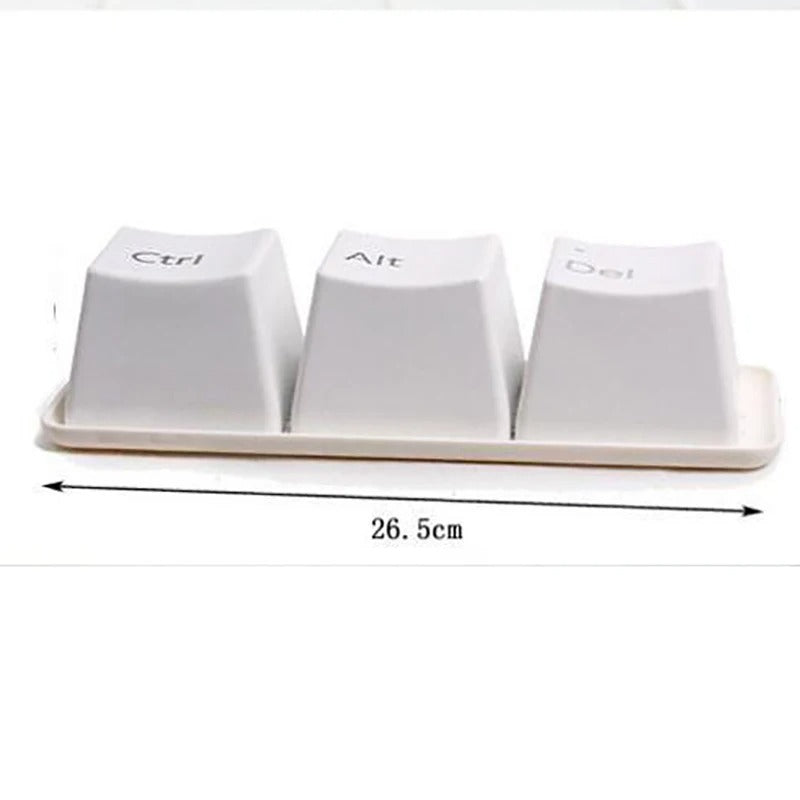 Lisslune | 3pcs/Set Ctrl ALT DEL Keyboard  Tea Cup Container