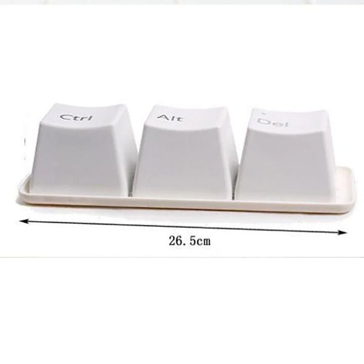Lisslune | 3pcs/Set Ctrl ALT DEL Keyboard  Tea Cup Container