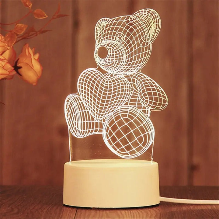 Lisslune | Romantic Heart Lamp – Perfect for Anniversary Gifts, Valentine’s Day, or Special Birthday Surprises