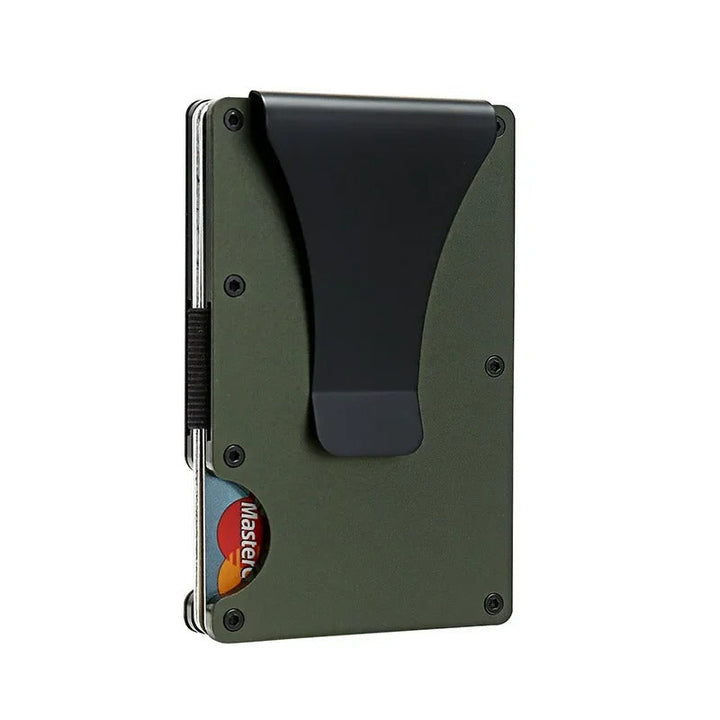 Lisslune | Titanium Matte Cobalt Card Holder – Slim & Stylish RFID Wallet for Men & Women