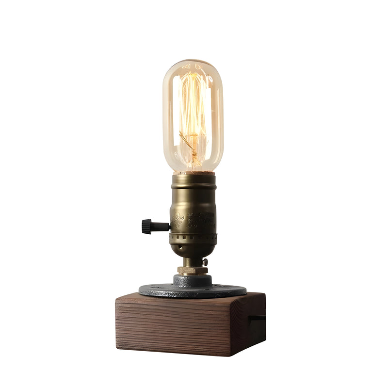 Lisslune | Industrial antique light bulbs table lamp