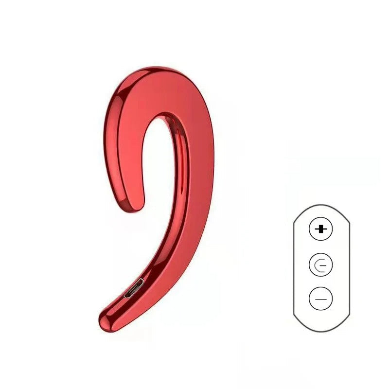 Lisslune | Wireless Tiny Bluetooth Ear Hook Headphones - Noise Cancelling & Open Ear Design
