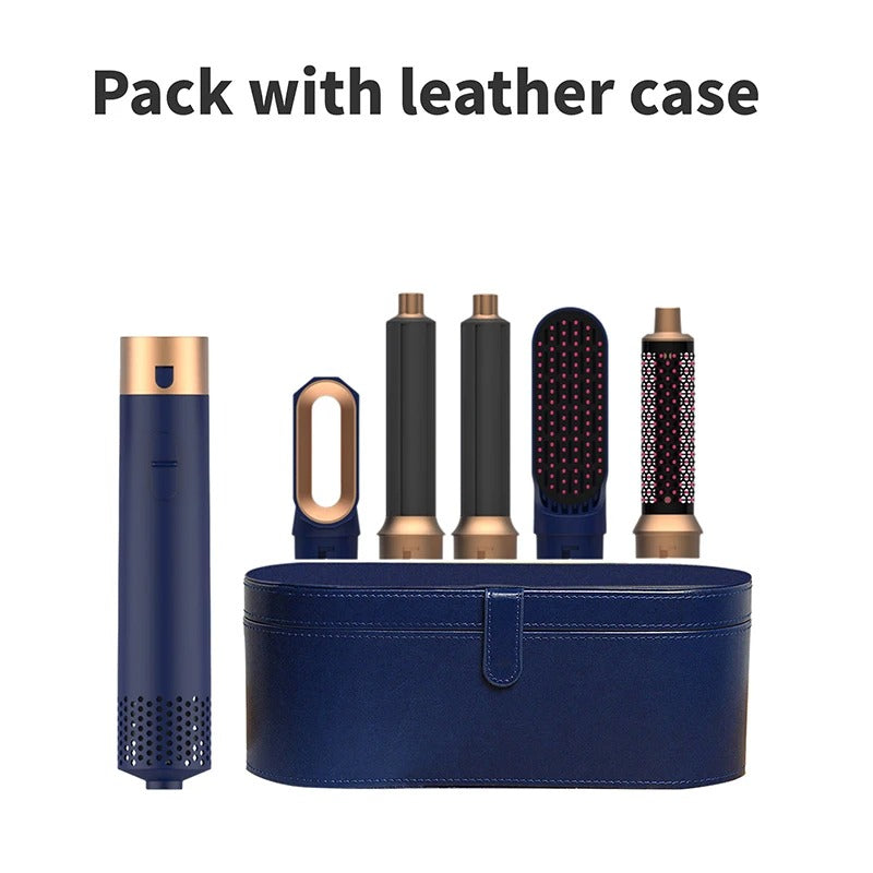 Lisslune | Glossify 5-in-1 Hair Styler | 1000W Hot Air Brush with Ionic Technology