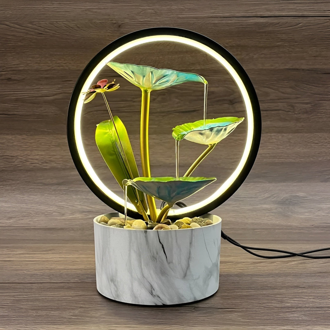 Lisslune | AquaGlow Elegant Table Lamp – Calming Water Function and Gentle Light