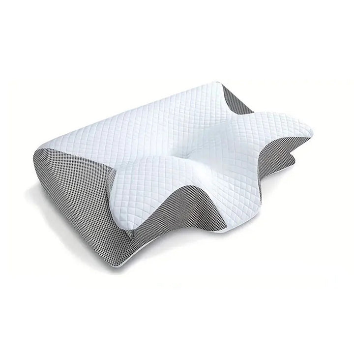 Lisslune | Butterfly Neck Support Memory Pillow | Ergonomic, Hypoallergenic & Ideal for All Sleep Positions