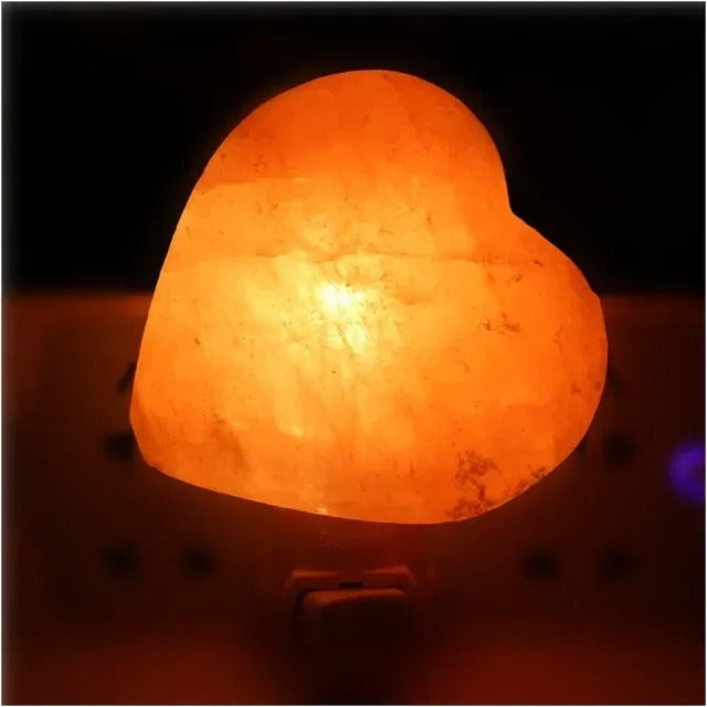 Lisslune | Himalayan Salt Lamp Natural Crystal Light for Home Decor & Wellness -  Release Negative Ions Bedroom