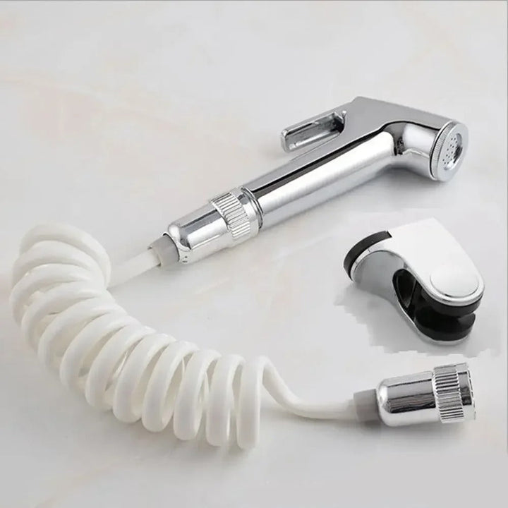 Lisslune | Stainless Steel Handheld Bidet Sprayer Set | Adjustable Pressure, Self-Cleaning Nozzle & Ideal for Personal Hygiene and Pet Cleaning
