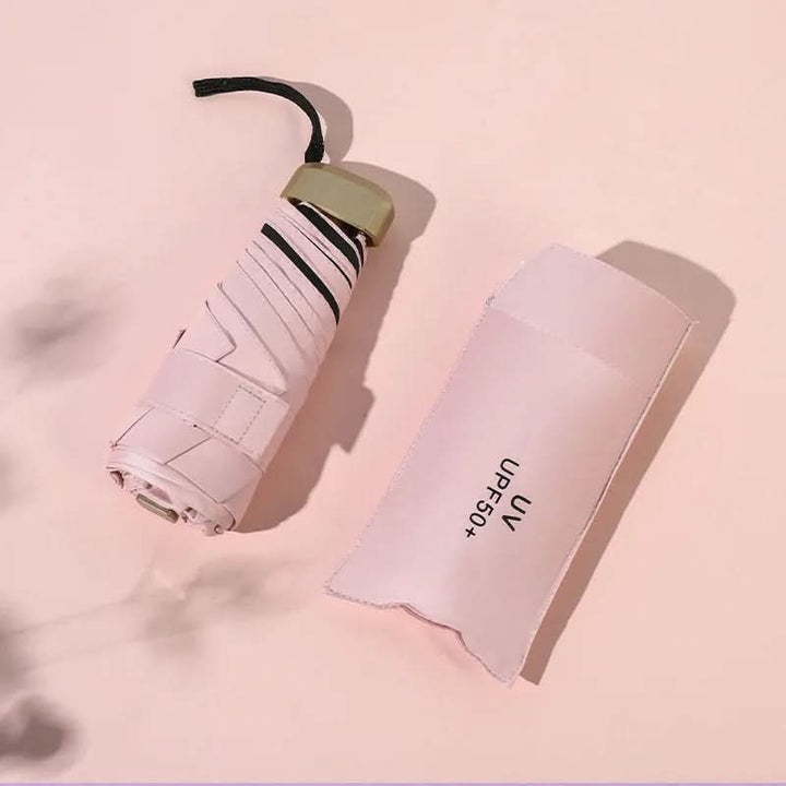 Lisslune | Mini Foldable Umbrella – UV Protection & Water-Repellent