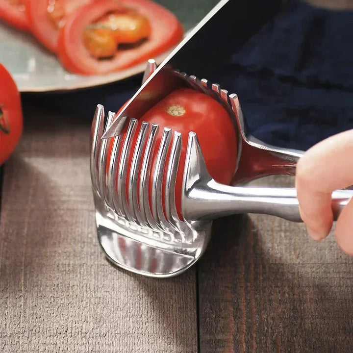 Lisslune | Stainless Steel Fruit and Vegetable Cutter – Cutting Aid for Precise Slices