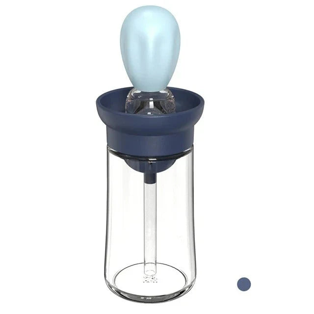 Lisslune | Oil dispenser with silicone brush – Precise dosing & Easy application for cooking & grilling