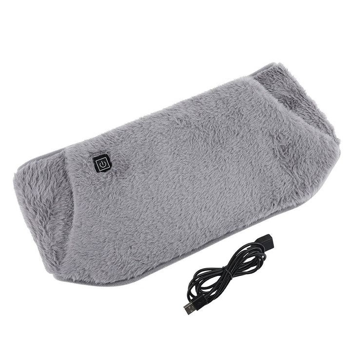 Lisslune | USB Rechargeable Hand & Waist Warmer | Soft Velvet, 3 Heat Settings & Portable for Home, Office & Outdoor Use