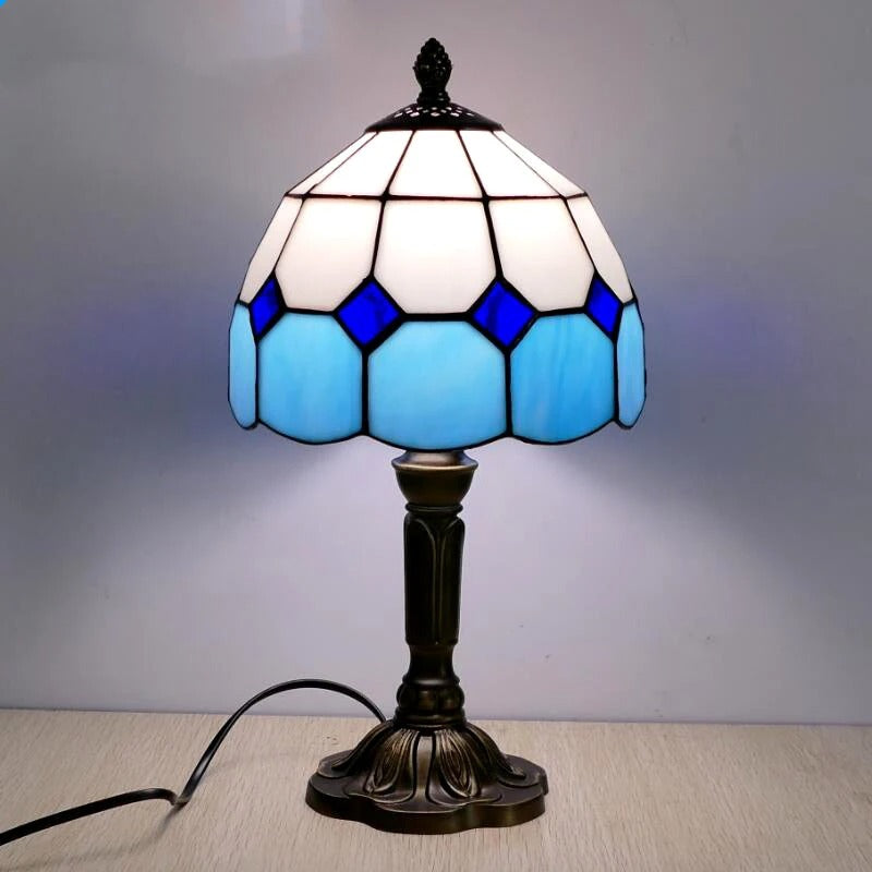 Lisslune | Table Lamp LED Baroque Retro E27 - Vintage Tiffany Glass