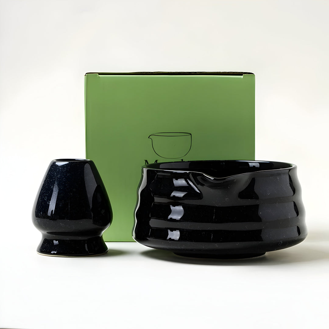 Lisslune | Matcha Ceramic Set – Traditional Japanese Tea Set for Relaxing & Mindful Moments