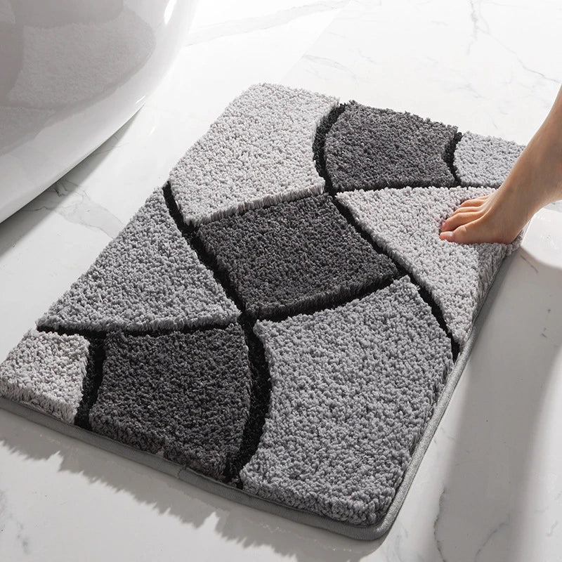 Lisslune | SoftStep elegant bathroom mat - comfort and style