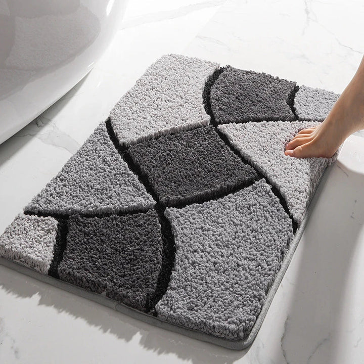 Lisslune | SoftStep elegant bathroom mat - comfort and style
