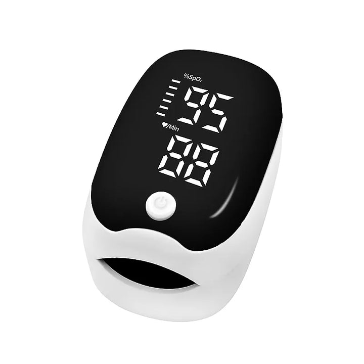 Lisslune | Fingertip Pulse Oximeter | Fast, Accurate Blood Oxygen Monitor with LED Display for Home Health Tracking