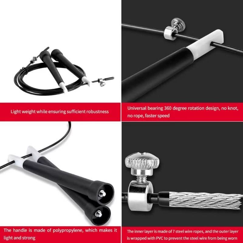 Lisslune | Adjustable Professional Jump Rope for Fitness & Endurance Training