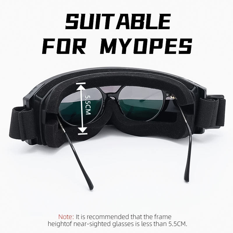 Lisslune | Mistview Safety Glasses Overlay – For Spectacle Wearers with Replaceable Lenses