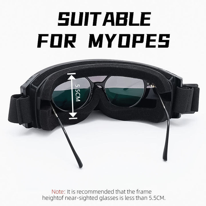 Lisslune | Mistview Safety Glasses Overlay – For Spectacle Wearers with Replaceable Lenses