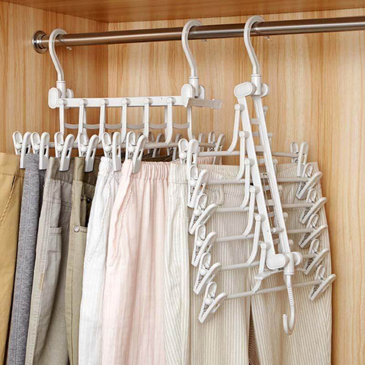 Lisslune | Foldable Non Slip Easy Storage Smart Clothes Hanger