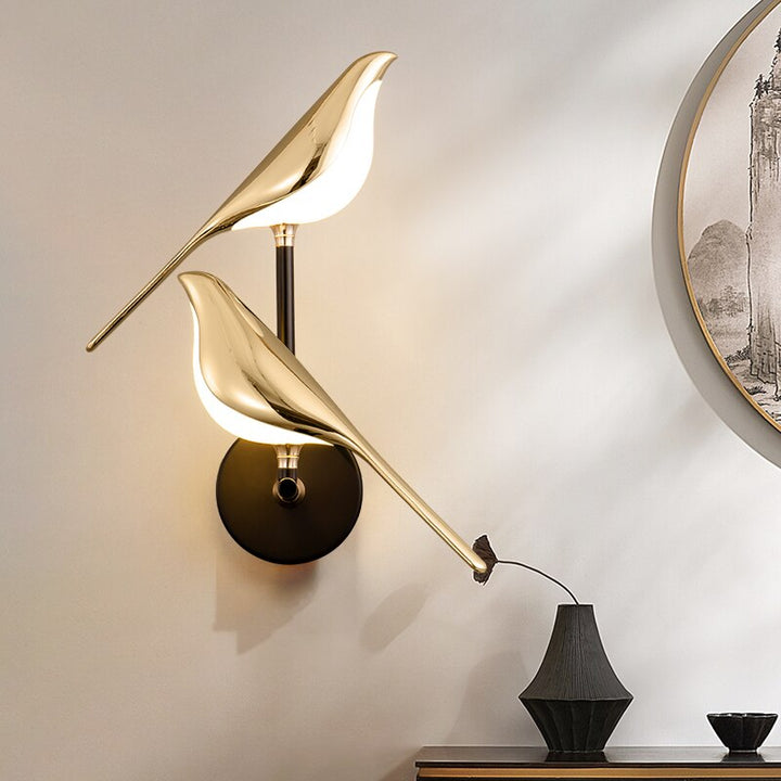 Lisslune | Modern Bird Wall Lamp - AviaryGlow