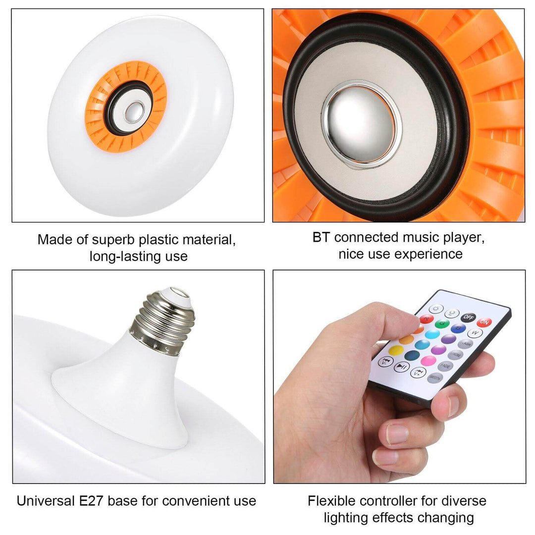 Lisslune | Modern LED Ceiling Bluetooth Music Light Bulb Lamp