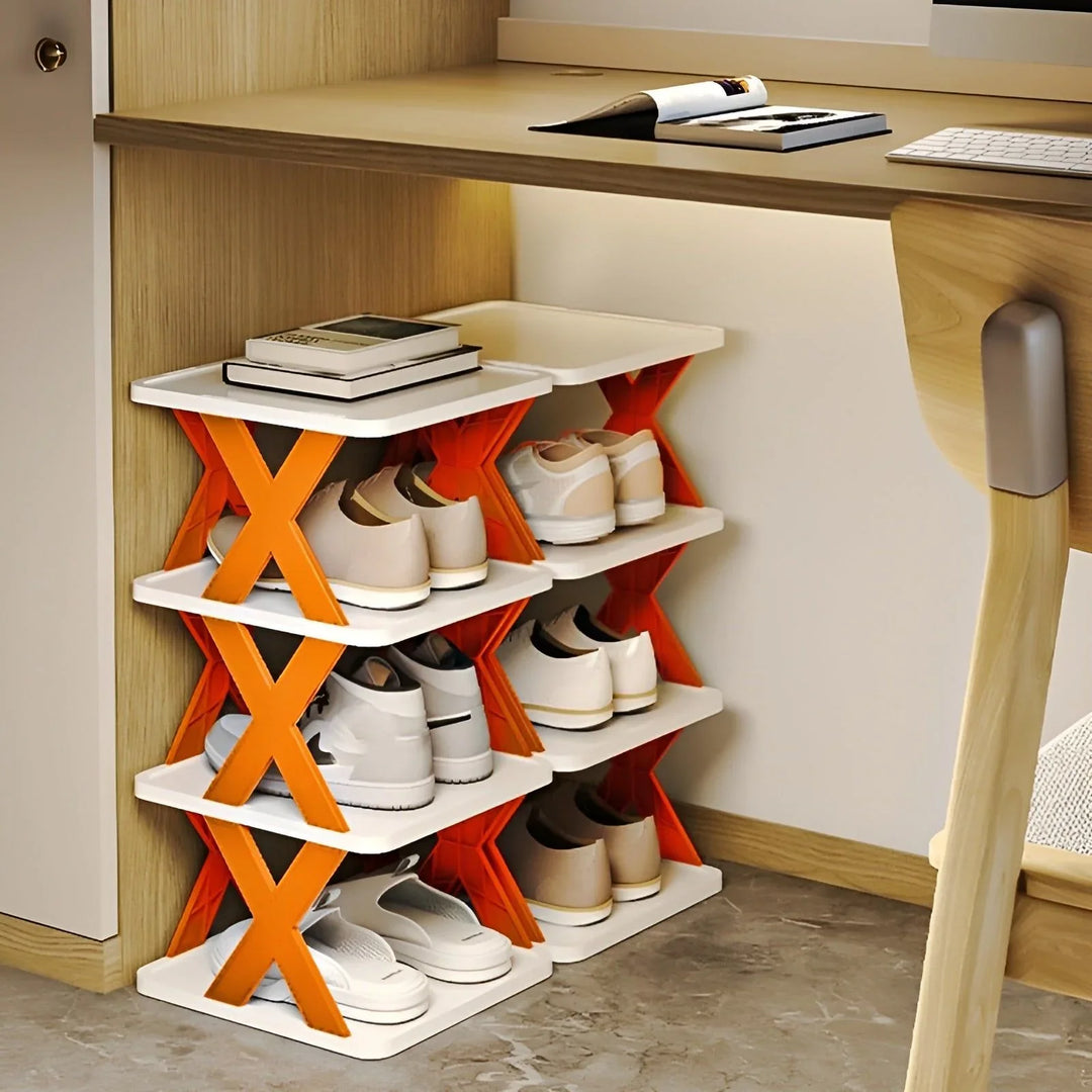Lisslune | Multifunctional and Foldable Shoe Rack for Space-Saving Storage