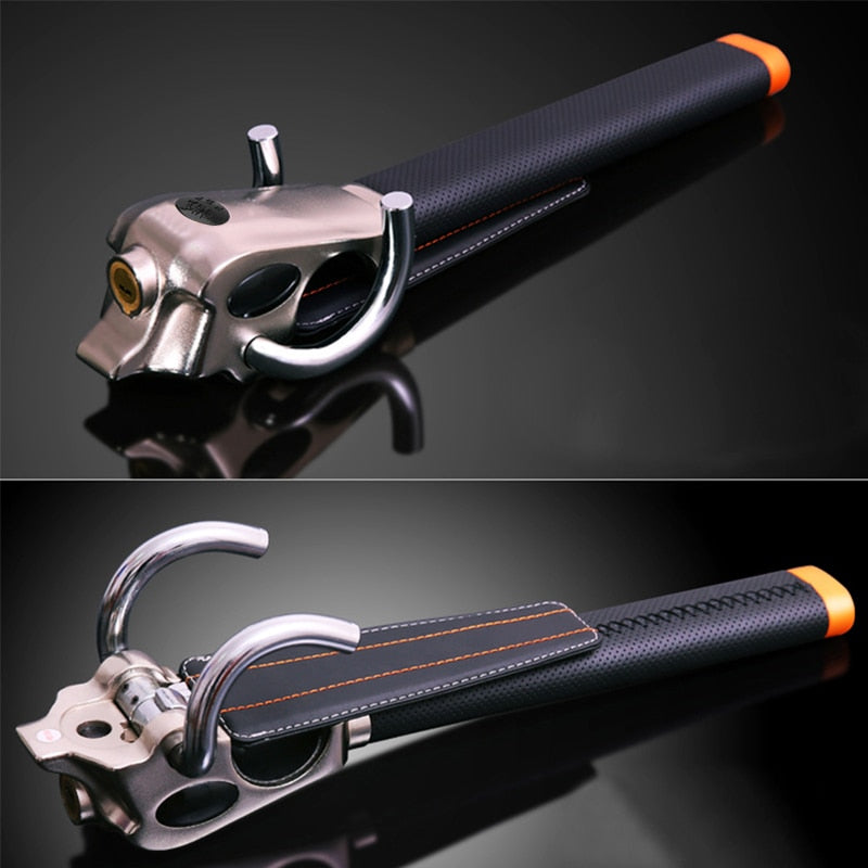 Lisslune | Foldable Steering Wheel Anti-theft Bar with Alarm Function – The Powerful Car Security Device
