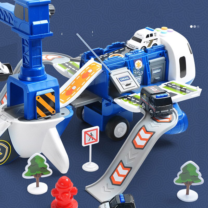 Lisslune | SkyExplorer Airplane Playset – 20-piece Roleplay & Building Set for Children