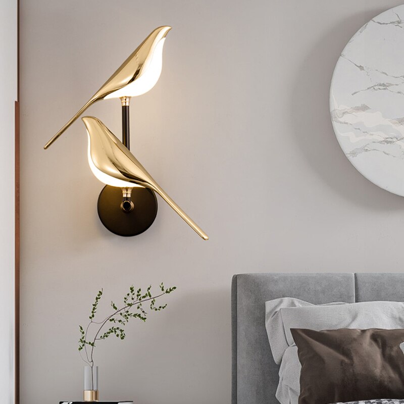 Lisslune | Modern Bird Wall Lamp - AviaryGlow