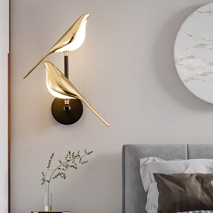 Lisslune | Modern Bird Wall Lamp - AviaryGlow
