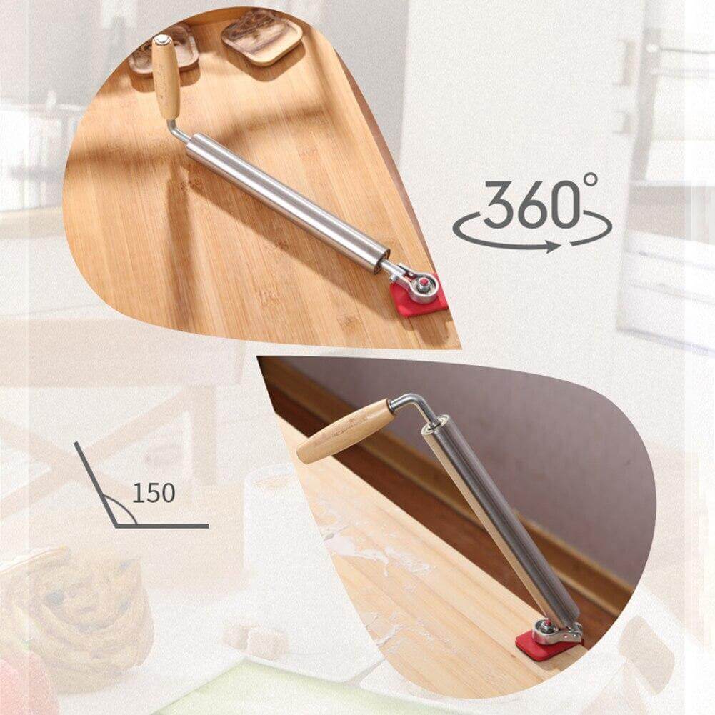 Lisslune | Stainless Steel Easy Dough Roller Pin