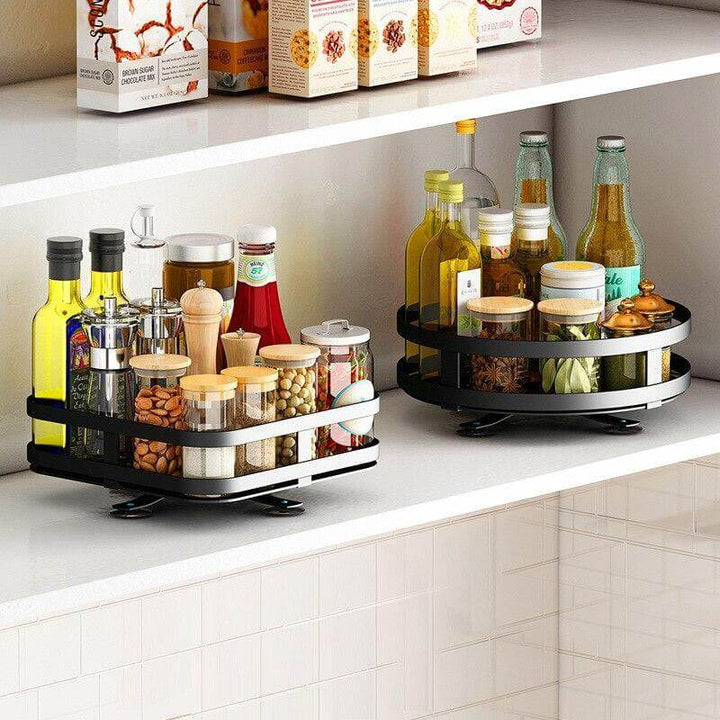Lisslune | 360 Rotating Kitchen Spice Storage Rack