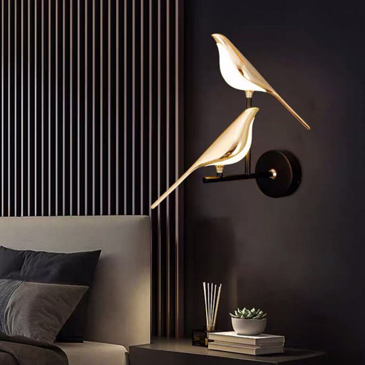 Lisslune | Modern Bird Wall Lamp - AviaryGlow
