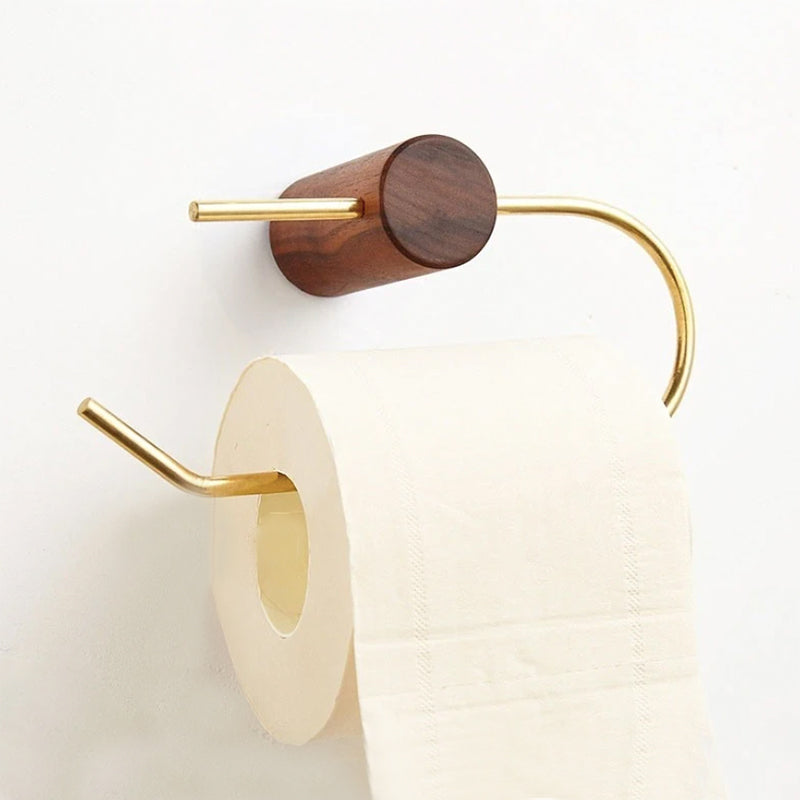 Lisslune | AeroHold - Toilet paper holder made of walnut