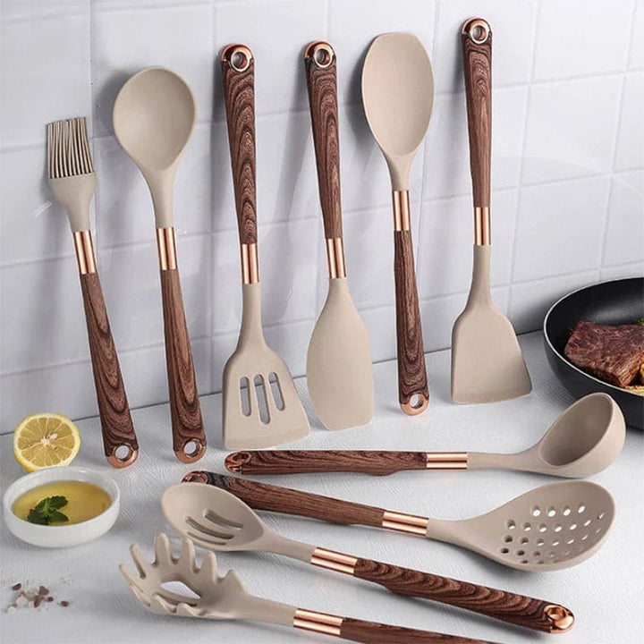 Lisslune | CulinaryEase Silicone Cutlery Set