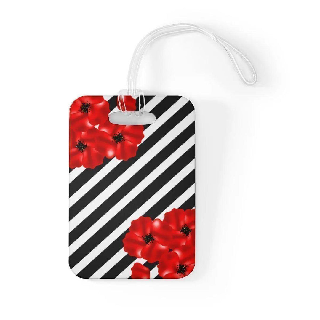Lisslune | Stylish Flower Waterproof Luggage Tag - Customizable Travel Essence