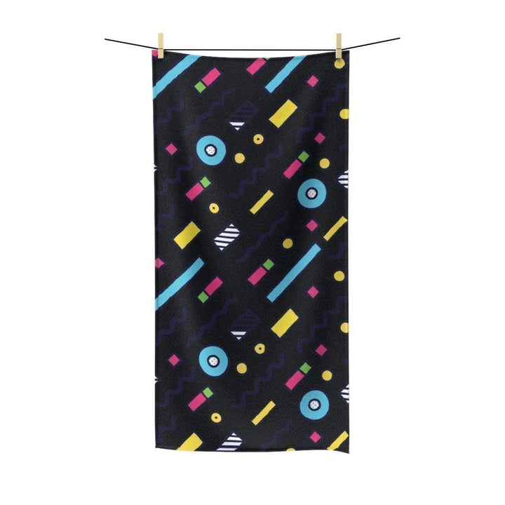 Lisslune | Elegant Geometric Terry Towel for Supersoftness and Quick Drying