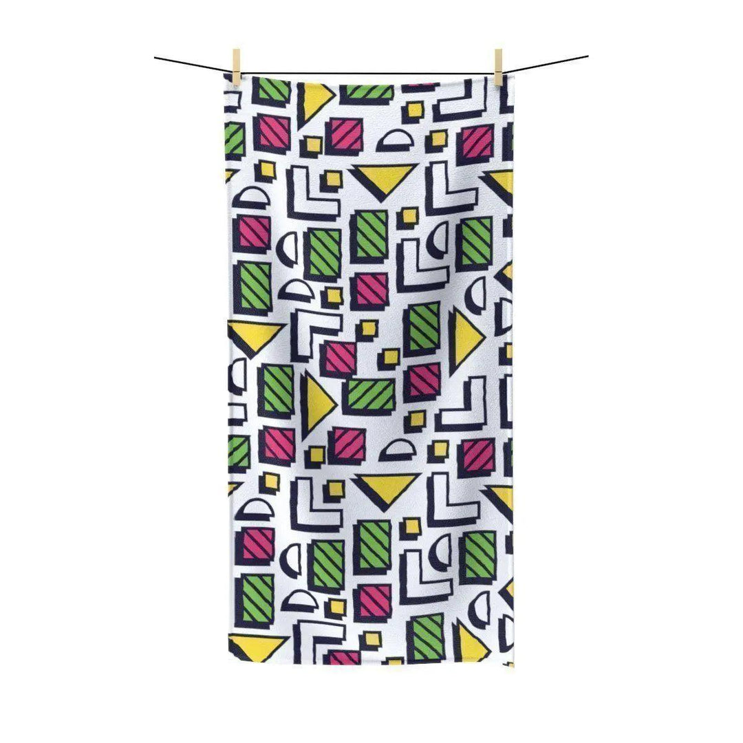 Lisslune | Geometric Chic Quick-Dry Beach Towel - Your Essence for Stylish Comfort