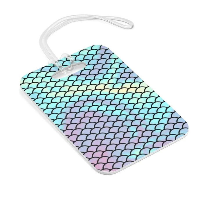 Lisslune | Adjustable Mermaid Adventure Luggage Tag - Unique Bag Identifier