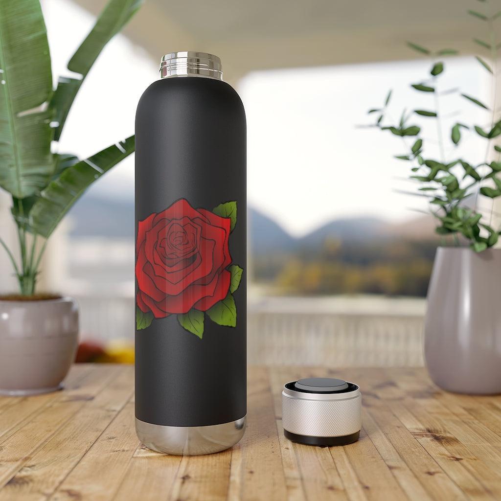 Lisslune | Hydrasound 22oz Copper Insulated Bottle with Integrated Bluetooth Speaker - Stay hydrated and jam anywhere!