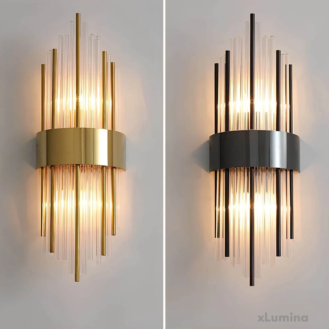 Lisslune | Wall lamp with crystal decoration