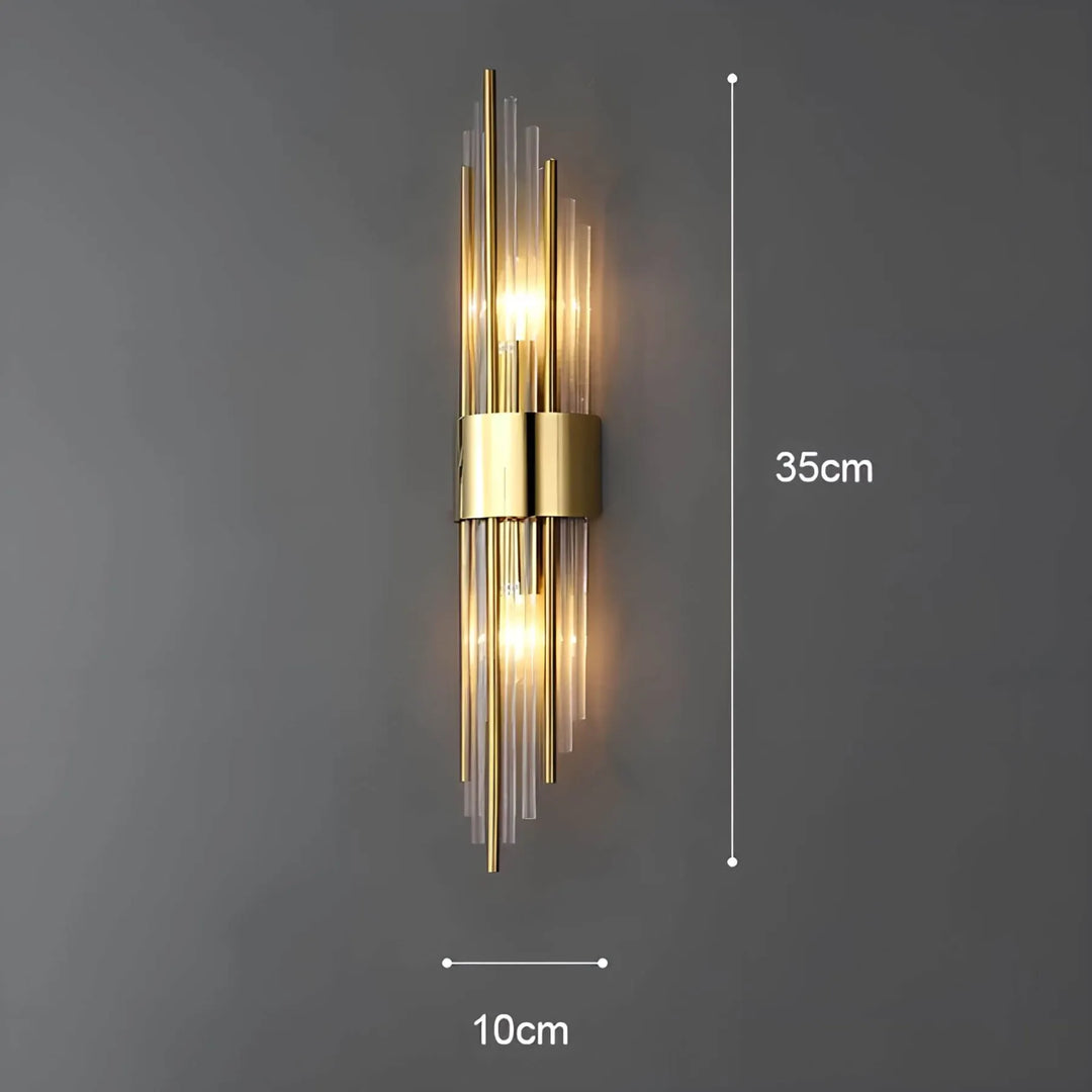 Lisslune | Wall lamp with crystal decoration
