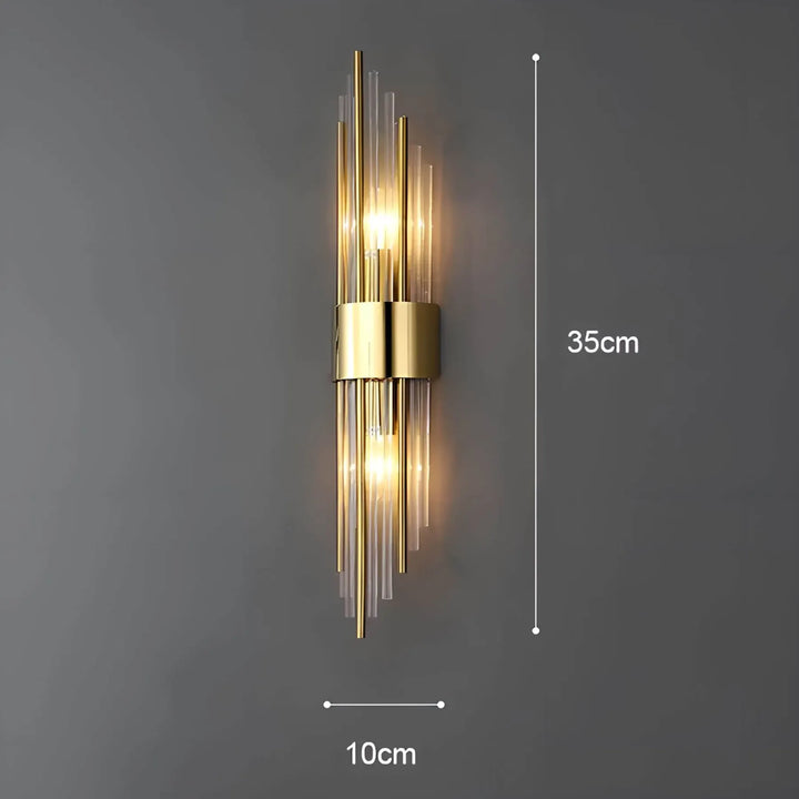 Lisslune | Wall lamp with crystal decoration