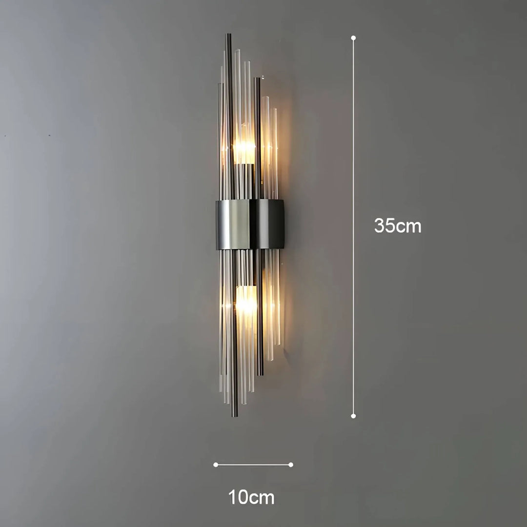Lisslune | Wall lamp with crystal decoration
