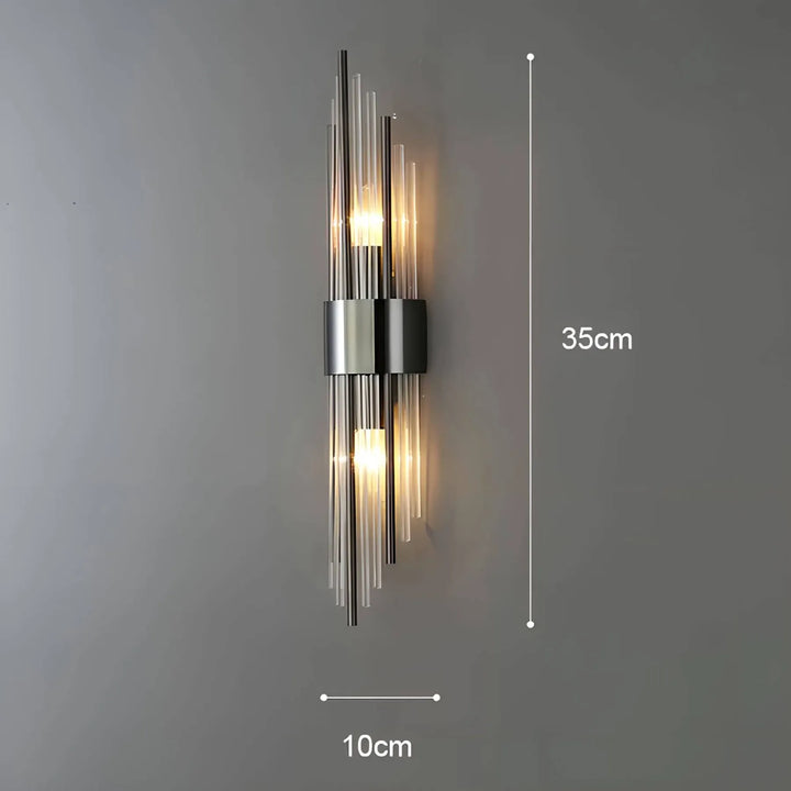 Lisslune | Wall lamp with crystal decoration