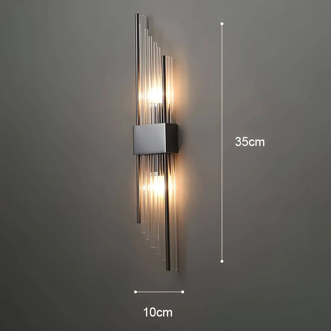 Lisslune | Wall lamp with crystal decoration